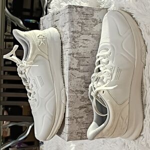 KURU Cloud Shift White Work Nursing Shoes Orthopedic Plantar Fascitis 10M